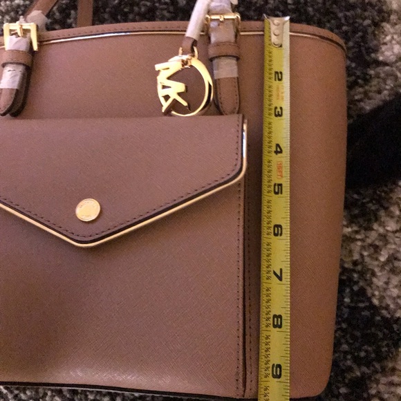 MICHAEL KORS MEDIUM TOTE BAG DARK KHAKI - Picture 6 of 8